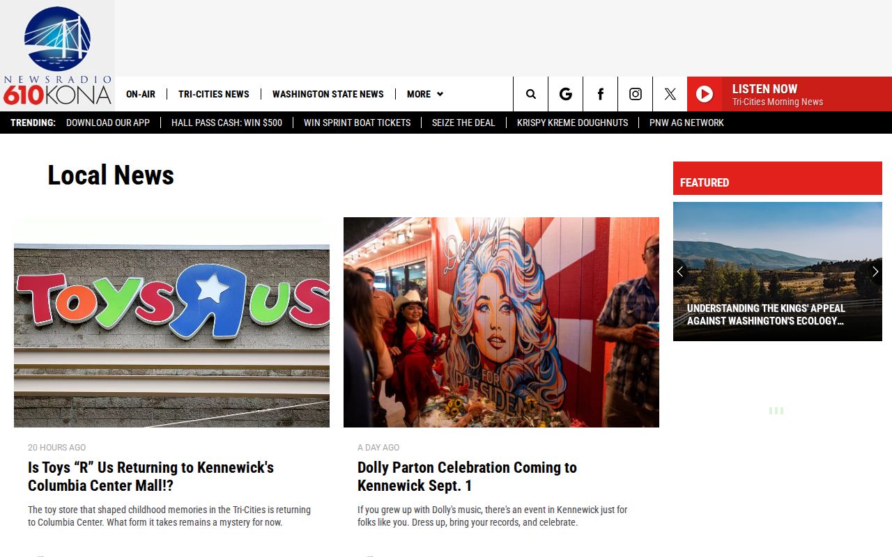 Franklin County crime-news and booking-record source, News Radio 610 KONA